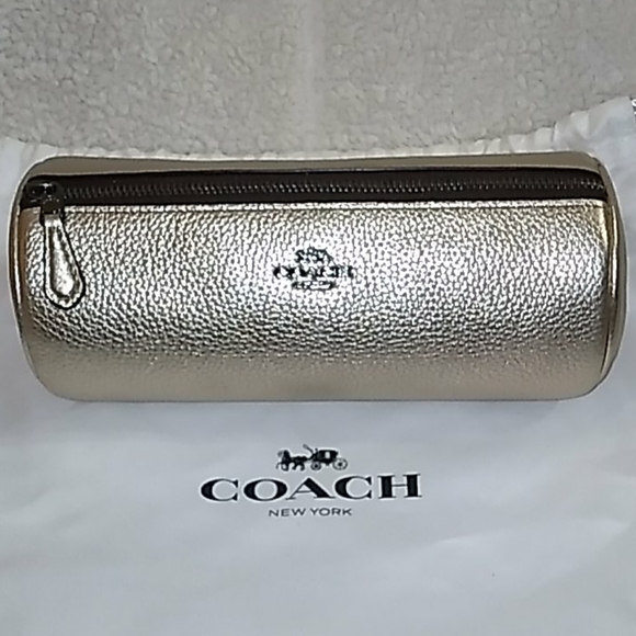 Coach Handbags - Coach Platinum makeup bag